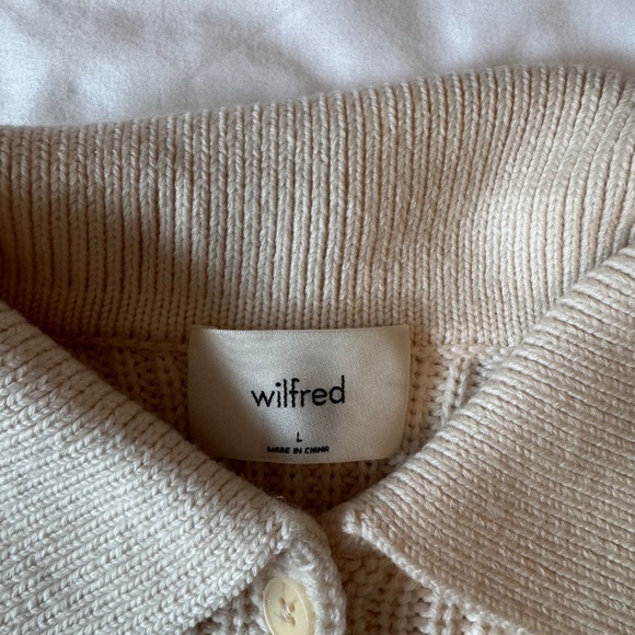 Wilfred Nextdoor Sweater in Light Birch - Picture 2 of 4